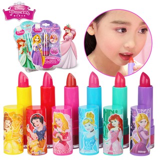 Disneyลิปสติกเด็ก ลิปสติกเจ้าหญิง ลิปสติกสีสดใส เครื่องสำอางค์เด็ก แต่งหน้าเด็ก เครื่องสำอางค์เด็กเจ้าหญิง
