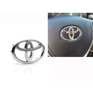 สติกเกอร์ลายโลโก้ Toyota สำหรับตกแต่งพวงมาลัยรถยนต์