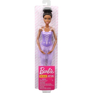 Barbie Ballerina Doll with Tutu and Sculpted Toe Shoes, Dark Hair