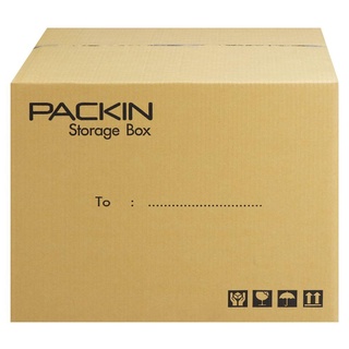 กล่องฝาปิด PACK IN 40x45x35 ซม. กล่องและกระดาษ CARTON BOX PACK IN 40X45X35CM อุปกรณ์แพ็คกิ้ง