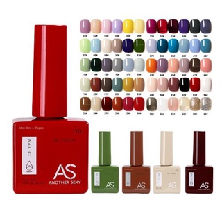 สีเจล สีทาเล็บเจล NEW AS ชุดที่ 1 ( รหัส 01-30 ) ขวดใหม่ น่ารัก สไตล์เกาหลี เฉด 15ml ยาทาเล็บเจล AS พร้อมส่ง!