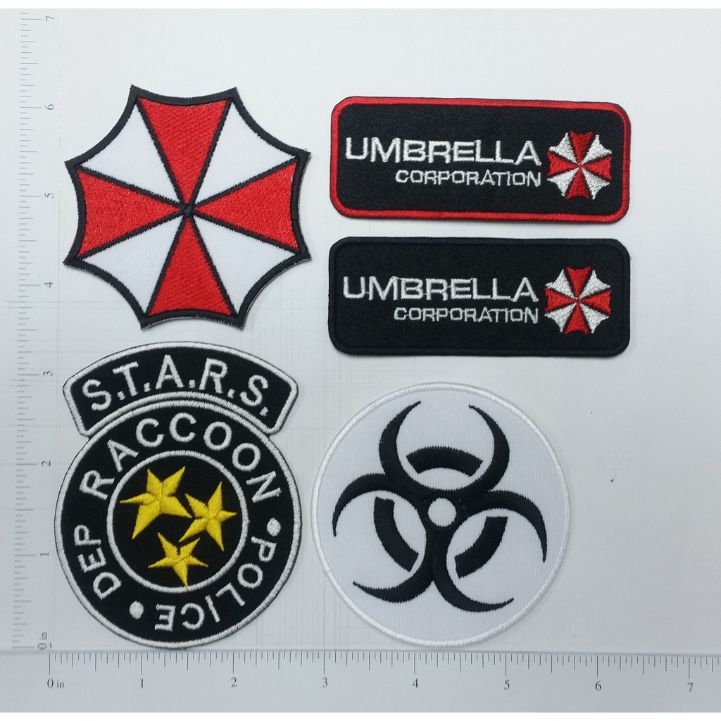 Resident Evil LOGO Game movie logo เรสิเดนท์ อีวิล โลโก้ เกมตัวรีดติดเสื้อ เย็บติดเสื้อ ตกแต่งเครื่อ