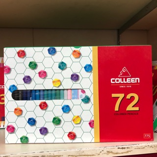 สีไม้ 72สี colleen สีคลอรีน ดินสอสี (1หัว)