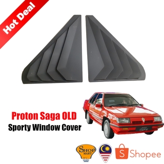 ฝาครอบกระจกรถยนต์ ทรงสามเหลี่ยม อุปกรณ์เสริม สําหรับ Proton Saga Iswara Mustang