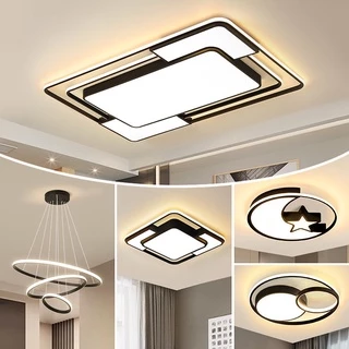 【รับประกัน10ปี】ไฟเพดานห้องนั่งเล่น / ไฟเพดาน LED / ไฟเพดานห้องรับประทานอาหาร / ไฟเพดานห้องนอน / โคมไฟเพดาน