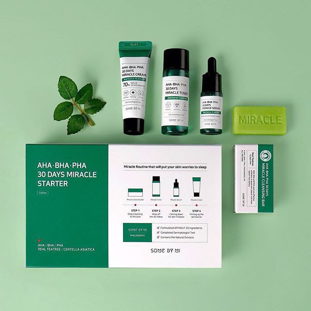 SOME BY MI AHA-BHA-PHA 30 Days Miracle Starter Kit (4 Items In Set)