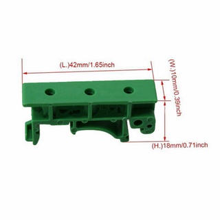 Drg-01 PCB 20 ชิ้น สําหรับ DIN 35 รางยึด รองรับอะแดปเตอร์ แผงวงจร ตัวยึด ตัวเชื่อมต่อคลิป