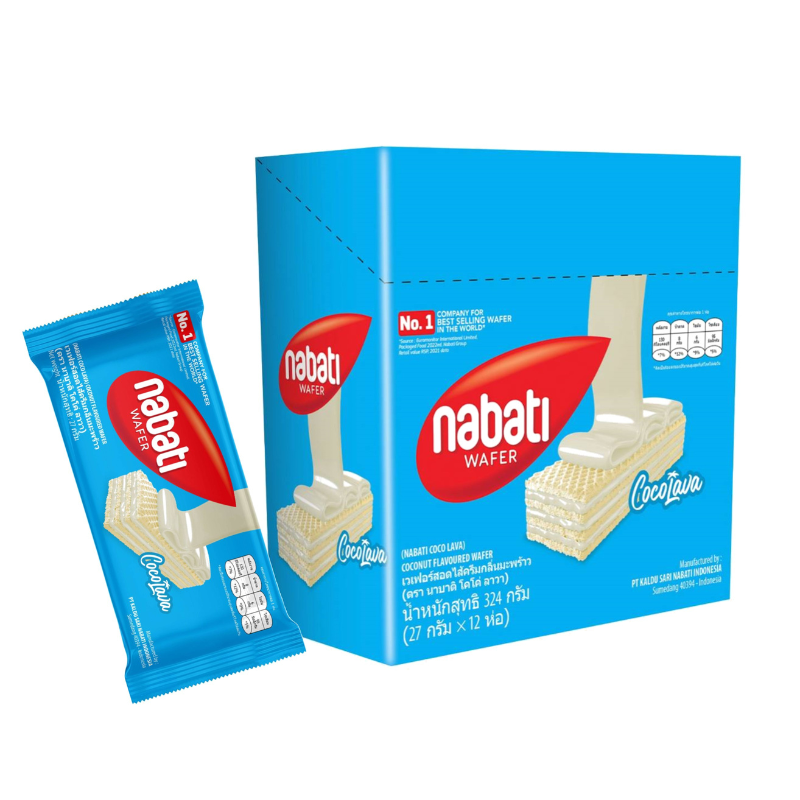 Nabati นาบาติ เวเฟอร์ 27ก. x 12ชิ้น (เลือกรสชาติได้)