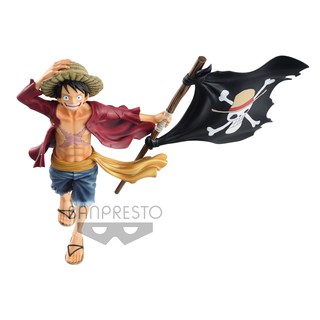 ฟิกเกอร์แท้ JP One Piece - One Piece Luffy magazine Figure (แมวทองแท้)