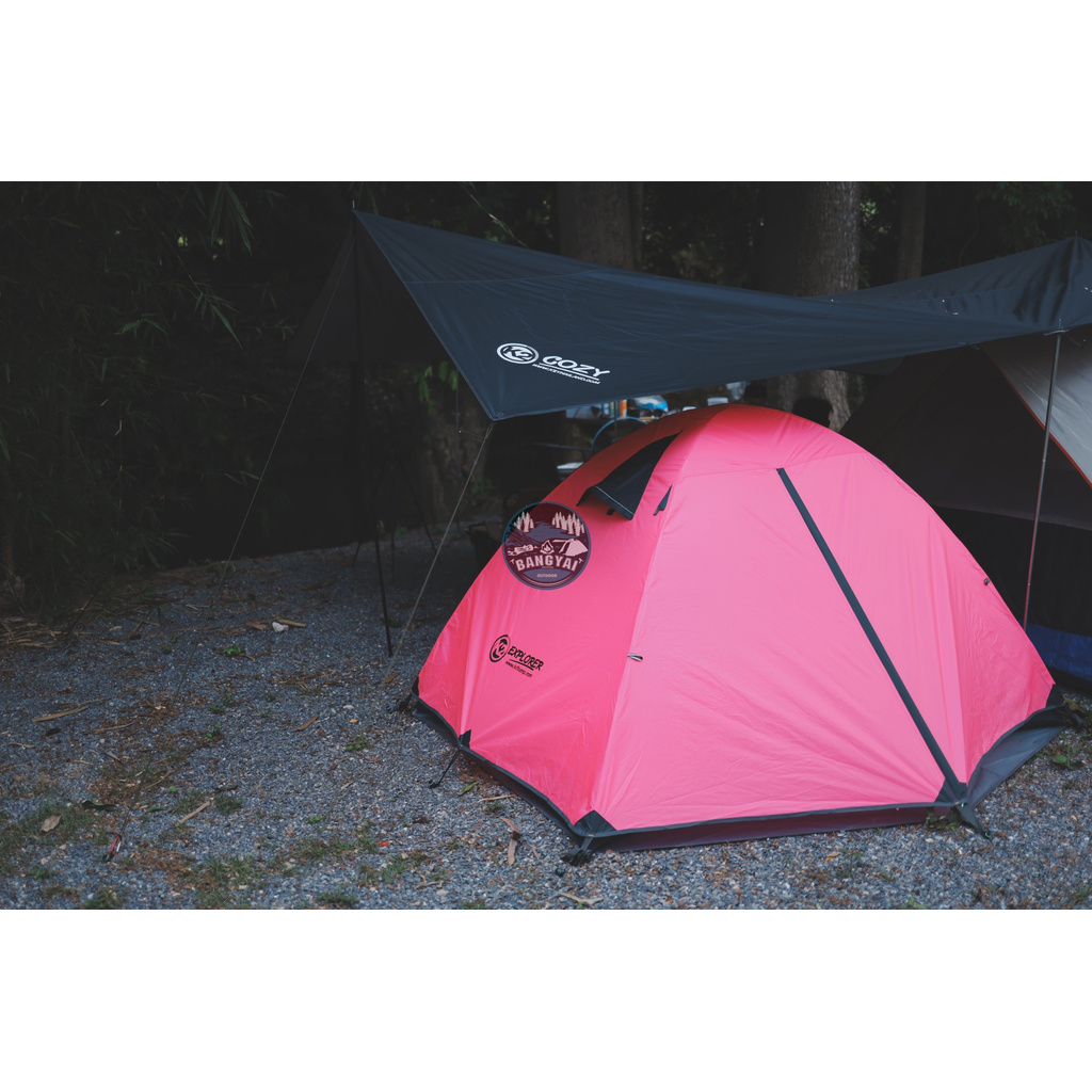 เต็นท์ K2 Explorer ขนาด 2 คนนอน (รับประกันตลอดอายุการใช้งาน )กันน้ำ Tent เต้นท์สนาม เต็นท์เดินป่