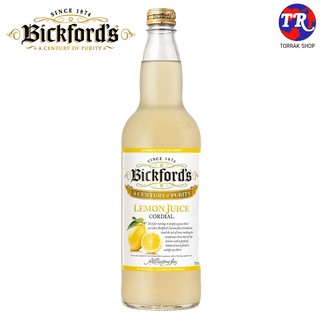 Bickfords TRADITIONAL CORDIAL LEMON JUICE น้ำเลมอนเข้มข้น น้ำผลไม้เข้มข้น บิ๊กฟอร์ด 750ml