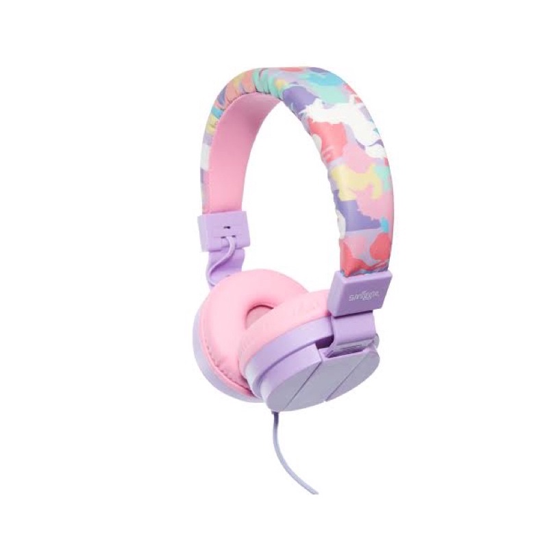 [มือสองใหม่มาก] หูฟังมีไมค์ พับได้ Smiggle Illusion Fold Up Headphones ใช้เรียนออนไลน์