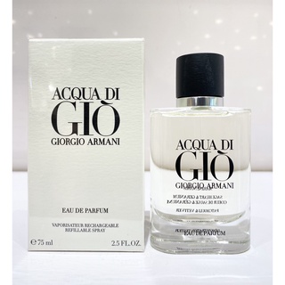 Armani  Acqua di gio pour homme edp 75ml กล่องซีล /กล่องเทสเตอร์ (เช็คสต้อคทางแชทก่อนทำรายการนะคะ)