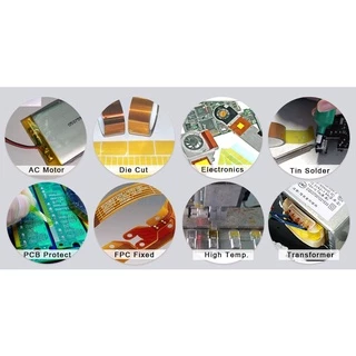 Kapton Tapes, Polyimide Tapes เทปฉนวนทนความร้อน เทปทนความร้อนสูง มีสินค้าพร้อมส่ง