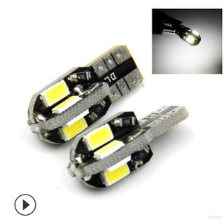 หลอดไฟ T 10 194 168 W 5 W 8 Led Smd สีขาว 1 ชิ้นสําหรับรถยนต์