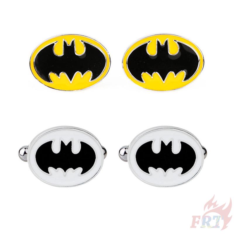 ❉ Batman คัฟลิงค์ ❉2Pcs/Pair DC Shirt Cufflinks Fashion Cuff Button