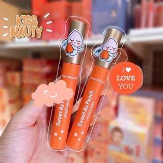 (ใช้โค้ด INCM8L3 ลด 50% สูงสุด 50 บาท)  มาสคาร่า SWEET AS PEACH KISS BEAUTY MASCARA