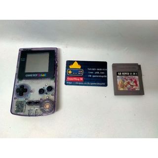 เครื่องเกมบอยคัลเลอ Gameboy Color แบบใส พร้อมตลับเกมรวม ให้