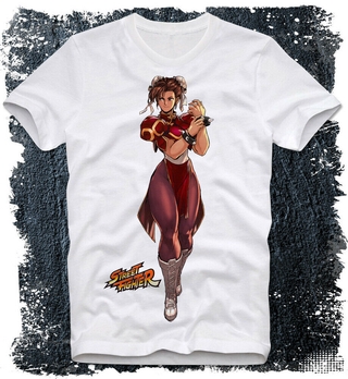 เสื้อยืด Street Fighter Chun Li Hot Sexybad Ass Arcade Classi