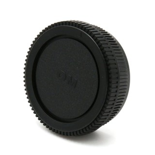 ฝาปิดท้ายเลนส์ + ฝาปิดหน้ากล้อง Olympus OM Mount Rear Lens Cap + Body Cap