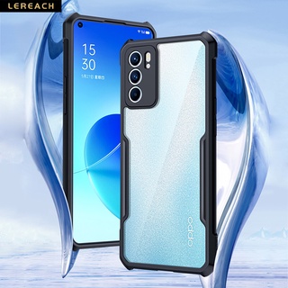 เคสโทรศัพท์มือถือแบบใสกันกระแทกสําหรับ Oppo Reno 6 5G 6 Pro 6Z 5G 5 4G 5 Pro 5F