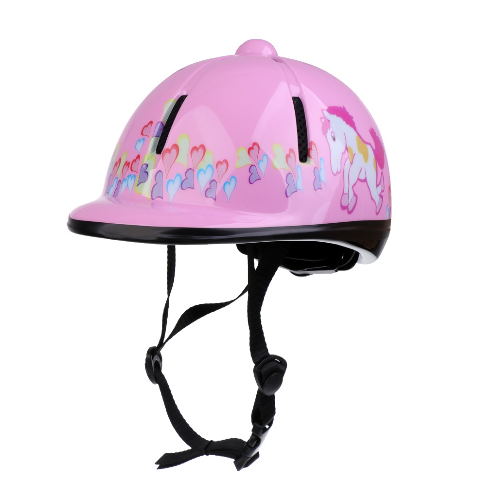 BChildren Kids Adjustable Horse Riding HatHelmet Head Protective Gear ...