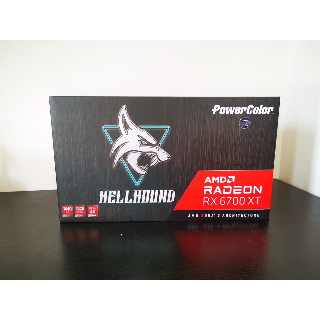 Power Colour HELLHOUND RX 6700XT 12GB GDDR6 สินค้ามือ1