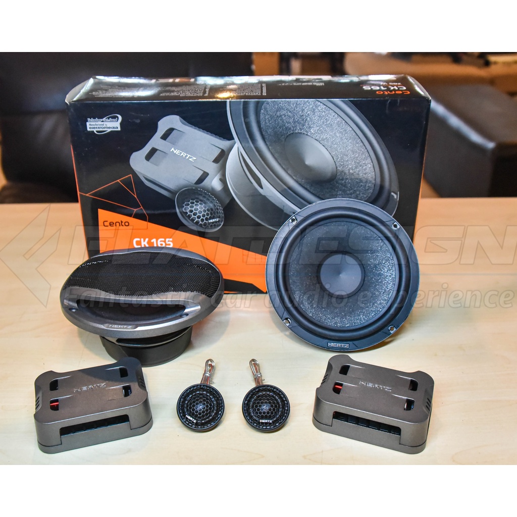 ลำโพงแยกชิ้น 2 ทาง HERTZ CK165 Cento ขนาด 6.5 นิ้ว ของใหม่ตัวโชว์ (พร้อมส่ง)