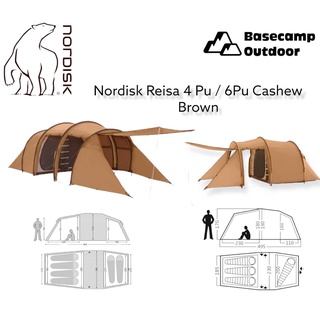 Nordisk Reisa 4Pu 6Pu Cashew Brown