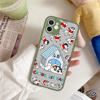 เคสโทรศัพท์มือถือ ลายการ์ตูนชินจังน่ารัก สําหรับ Oppo A15 A16 A54 F9 A3S F11 A5 A35 A92 A53 A5S A12 A5 Reno 4 5 Pro Plus 4F Realme C12