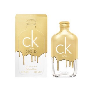 ( 200 ml ) Ck One Gold EDT 200 ml.  กล่องซีล