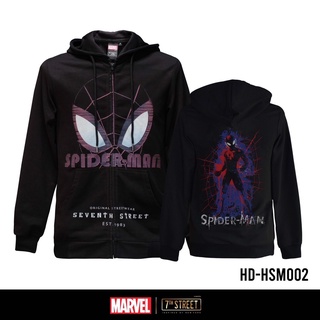 เสื้อฮู๊ด แขนยาว 7thstreet 𝐍𝐄𝐖 𝐇𝐎𝐎𝐃𝐈𝐄  Marvel  รุ่น HD-HSM002   ของแท้100%