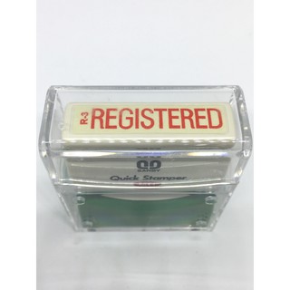 ตรายางซันบี้ Registered