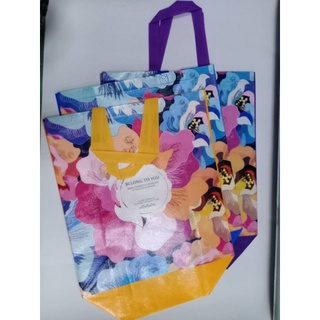 กระเป๋า shopping ถุงกระเป๋าคุณแม่บ้าน ถุงกระเป๋ากระสอบลายน่ารักๆ ขนาด 15 * 13 นิ้ว (คละลาย)