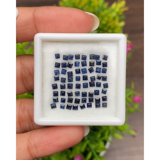 พลอย ไพลิน blue sapphire 64 เม็ด 4.95 กะรัต (Cts.) พลอยแท้ อัญมณีมงคลประจําวันเกิด