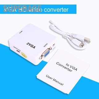 Superage อะแดปเตอร์แปลง Mini Hdmi To Vga 2 พร้อมสาย Usb 1080P