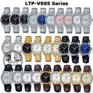 ราคาCASIO ของแท้ LTP-V005D LTP-V005SG LTP-V005G LTP-V005L LTP-V005GL นาฬิกาผู้หญิง กล่องและประกัน 1 ปี LTPV005 LTPV005D