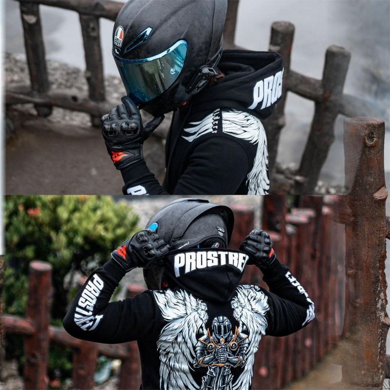 เสื้อฮู้ด PROSTREET GUARDIAN RIDER/Jacket RIDER Tiedye/SWEATER มอเตอร์ไซค์ NIGHTRIDE