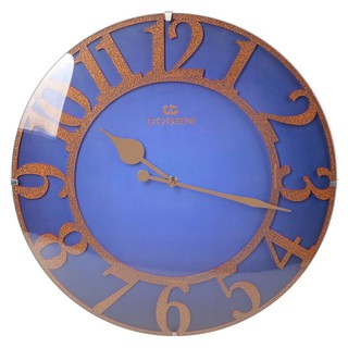 clock WALL CLOCK 15.5"WNW022BU BLUE DOGENI Home decoration Home &amp; Furniture นาฬิกา นาฬิกาแขวนไม้ DOGENI WNW022BU 15.5 นิ