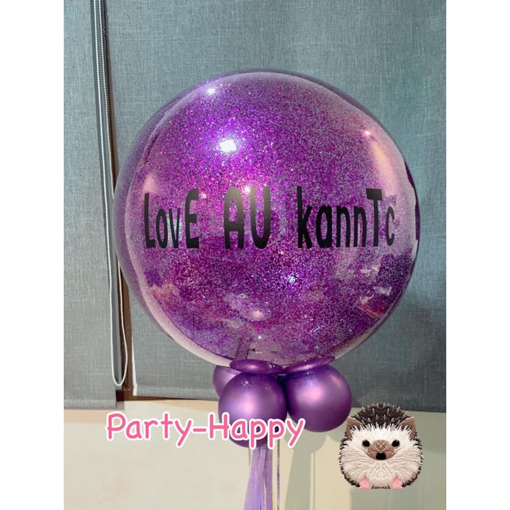 พร้อมส่งจากไทย กลิตเตอร์ละเอียด ใส่ลูกโป่ง ใส่บับเบิ้ล รูปที่ 4