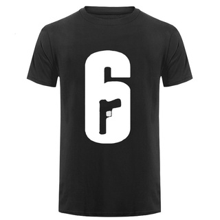 [S-5XL] เสื้อยืดคอกลม พิมพ์ลาย Tom Clancys Rainbow Six Siege สีขาว แฟชั่นฤดูร้อน สําหรับผู้ชาย