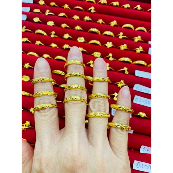 แหวนทองน้ำหนัก0.6กรัม