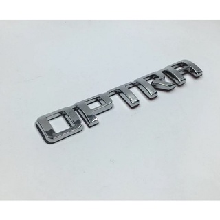 ขนาด 13 * 1.9 cm ตัวอักษร โลโก้ ออพตร้า ของ เชฟโรเลต  Chevrolet OPTRA Trunk Rear Letters Logo badge Emblem