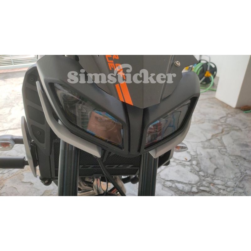 YAMAHA MT09 สติ๊กเกอร์ TINTED HEADLAMP