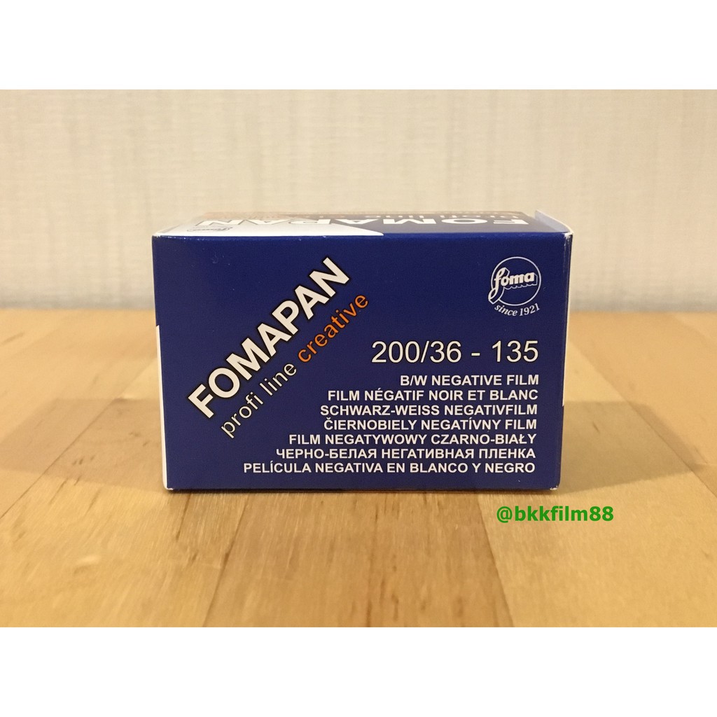 ฟิล์มขาวดำ Fomapan 200 35mm 36exp ฟิล์มถ่ายรูป 135-35 Black and White Film