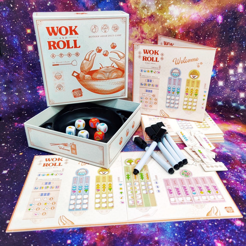 Wok and Roll Board Game Shopee Thailand