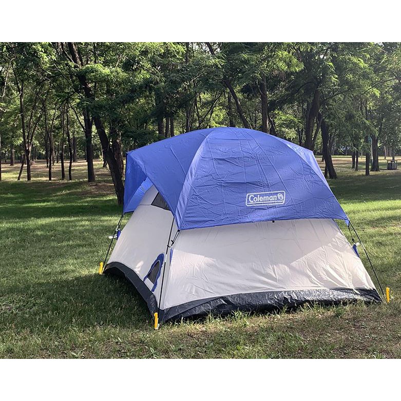 Coleman Sundome 4P Tent Blue-white นอน4-5คน ขนาด 270*210*150(สูง)cm มีสินค้าพร้อมส่ง
