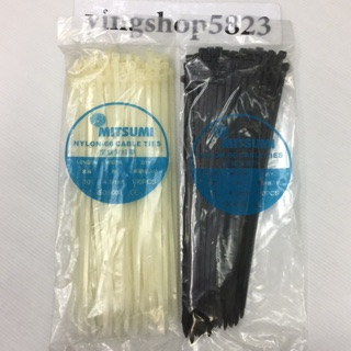 MITSUMI  สายรัดเคเบิ้ลไทร์  10 นิ้ว (cable ties)100pcs