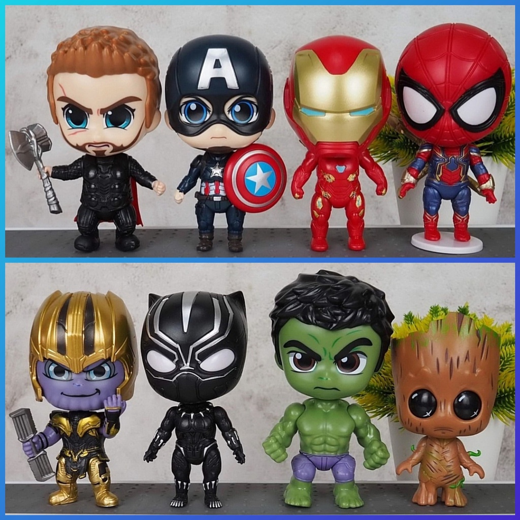 กาชาปอง ไข่ Marvel Super Heroes 8 แบบ แกะออกมามีตัวอยู่ในหัว งานสวยแบบสุดๆ ขนาดใหญ่ถึง 12 Cm ได้ลุ้นสนุก ราคาถูกมาก✨