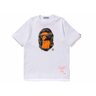 HH เสื้อยืดโอเวอร์ไซส์ Oversized # BAPE X Undefeated เสื้อยืดคอกลม